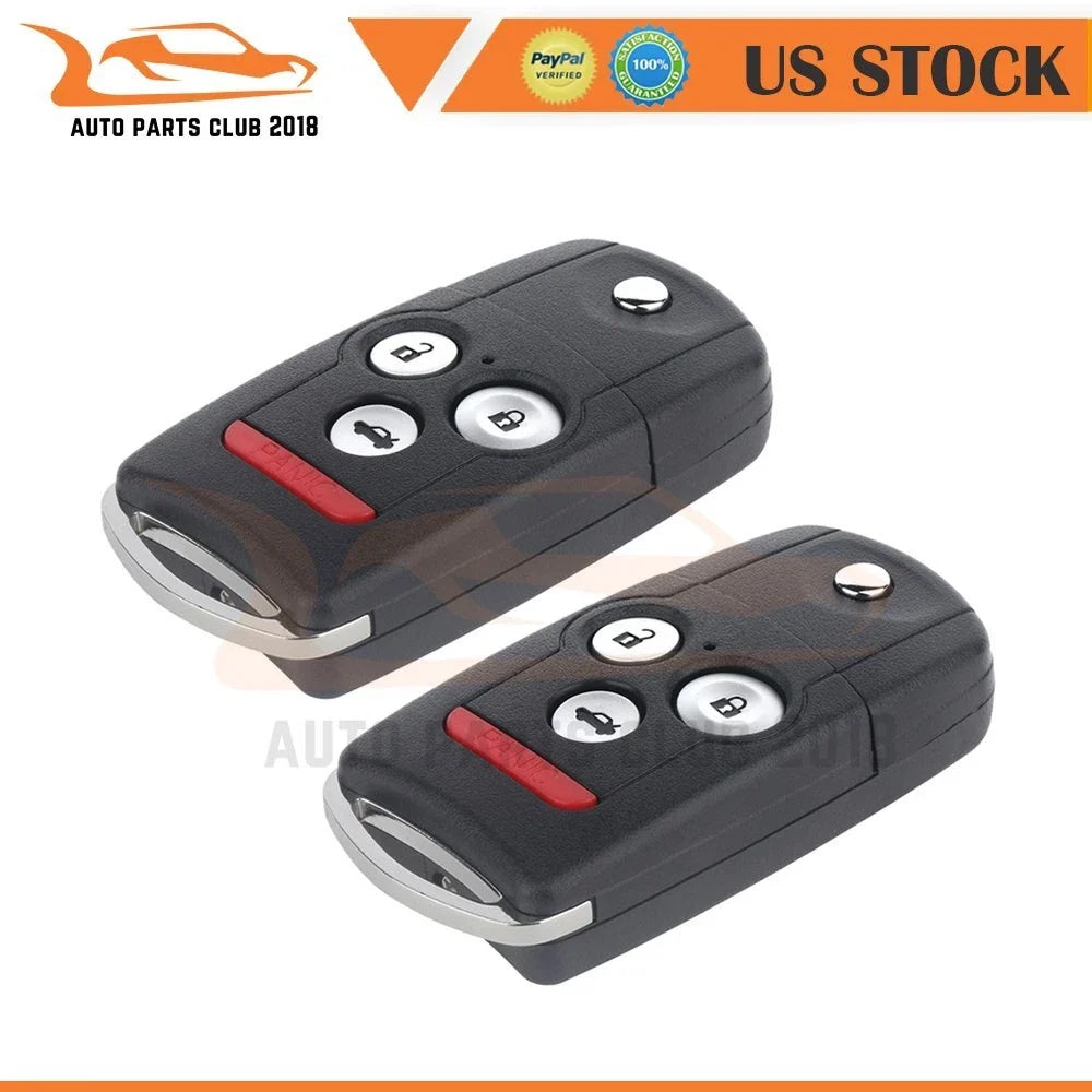 2X Keyless Entry Remote Fob for Acura MDX (2007–2013) 4 Buttons