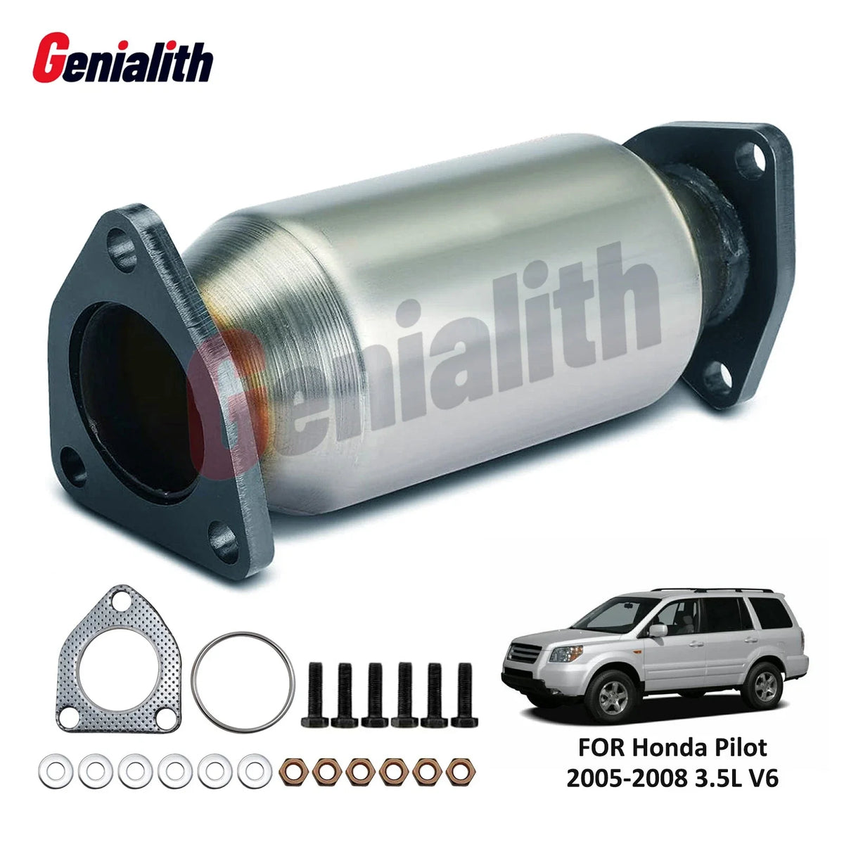 Rear Cat Converter for Honda Pilot (2005-2008) 3.5L V6