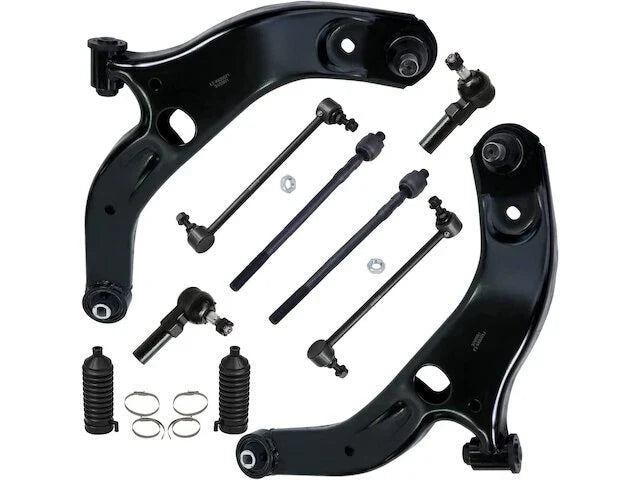 Front Control Arm Ball Joint Tie Rod Sway Bar Link Kit for Protege (1999–2003)