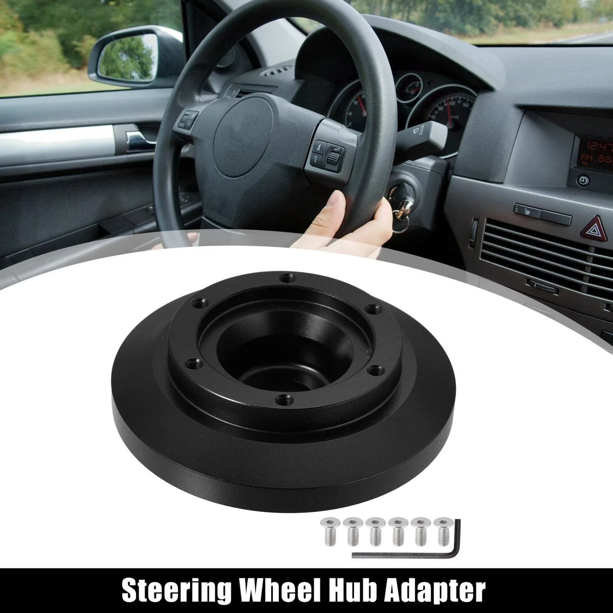 6 Hole Steering Wheel Hub Adapter for BMW M3 Z4 E90 Mini Cooper (2007–2013)