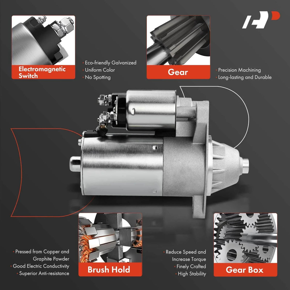 Starter Motor for 4.0L Mazda B4000 Ford Explorer Ranger Mercury 1991-2001