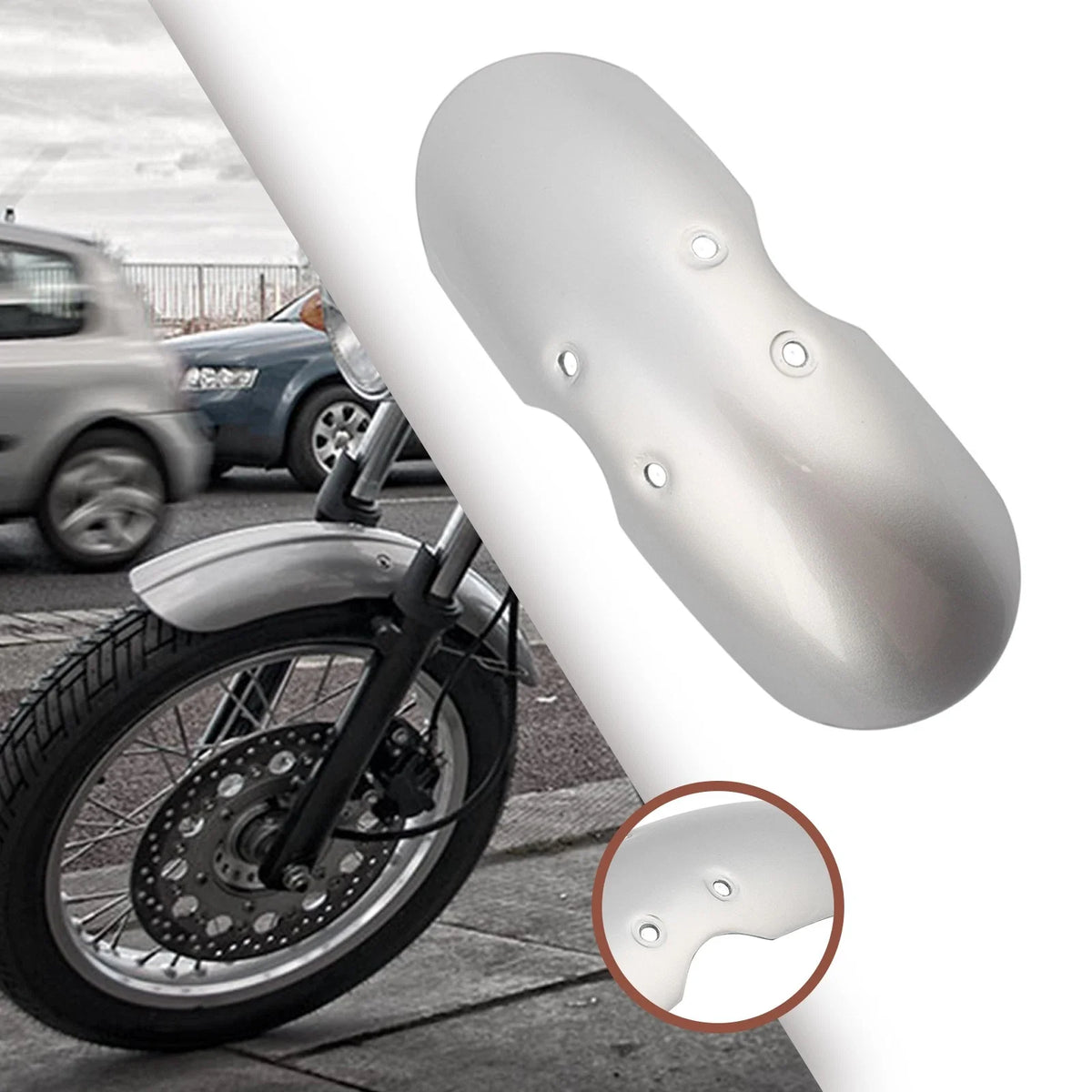 Front Mudguard Fender for Thruxton Scrambler Bonneville T100 2001-2016 Chrome