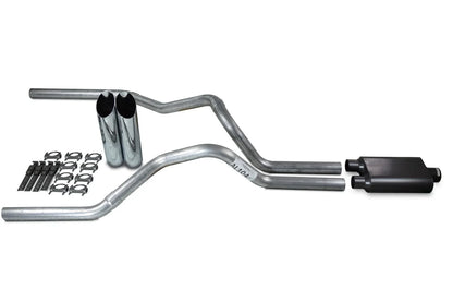 Exhaust Kit 2.5" Dual with 2 Chamber Muffler for Ford F-150 1987-1997