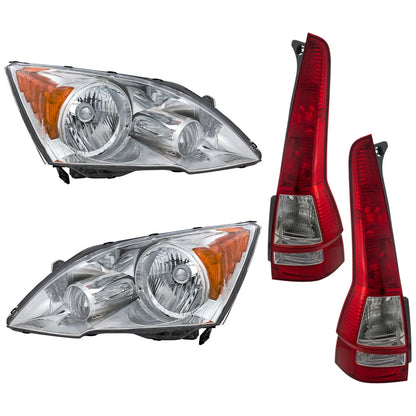 Tail Light Set for Honda CR-V (2007–2011) - Left & Right
