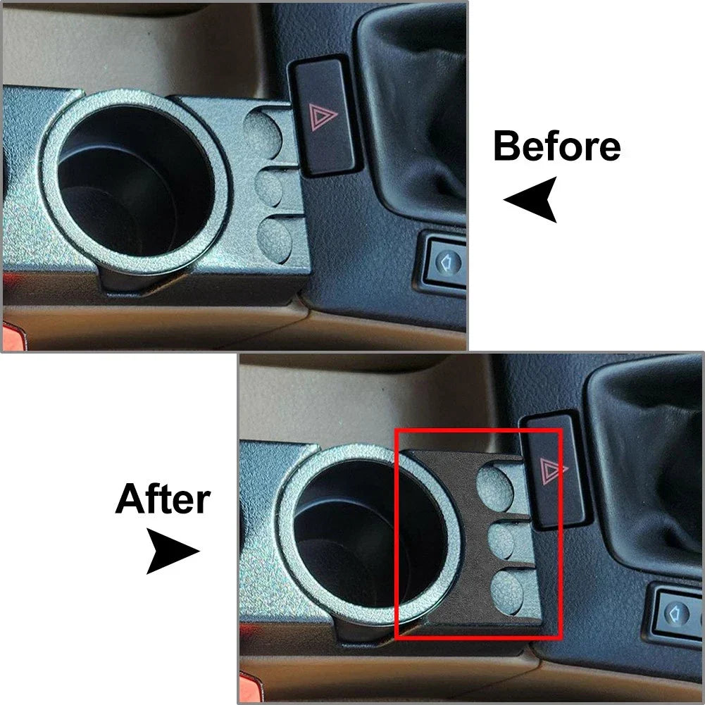Black Suede Coin Panel Trim Cover for BMW 3 Series 1994-1996