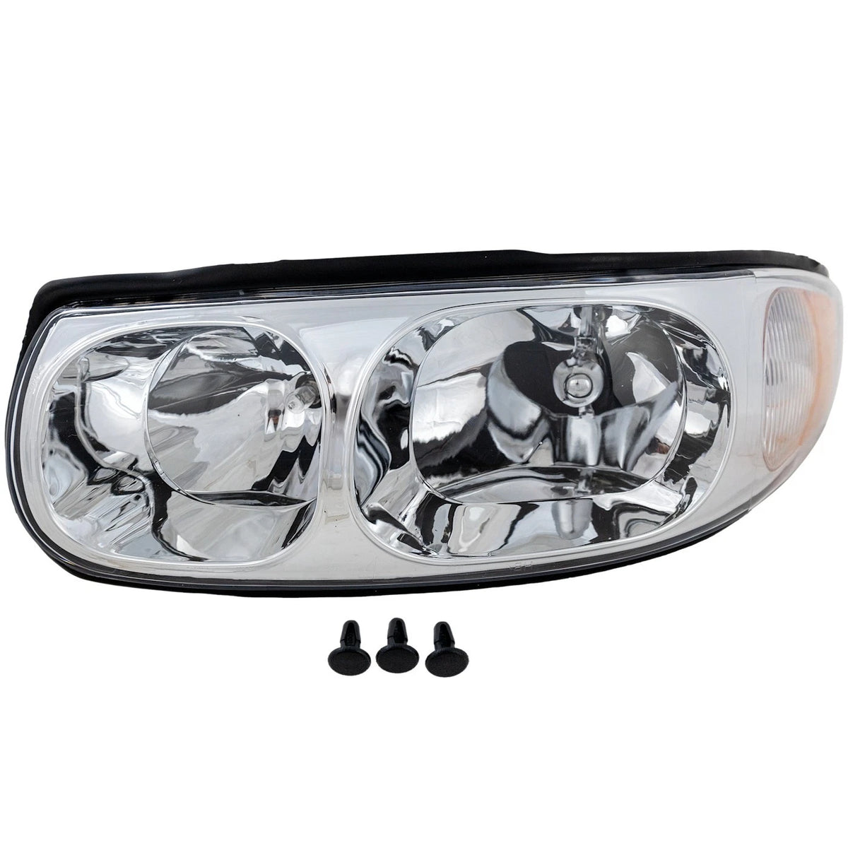 Driver Side Headlight for Buick LeSabre (2000–2005) Halogen, Includes Bulb