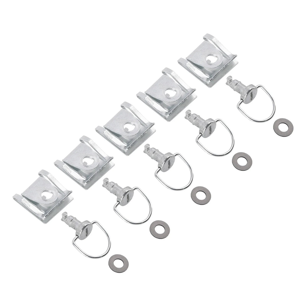 Quick Release D Ring Fairing Fasteners 5 Pack for Motorcycle (14mm)