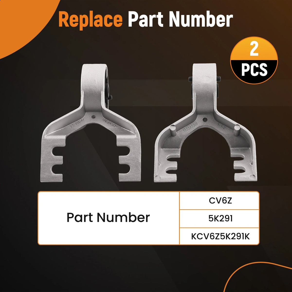 Muffler Hanger Bracket Kit - 2 Pieces for Ford Escape 2013-2019