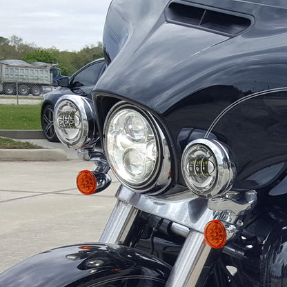Turn Signal Bracket for Fog Light on Harley Street Tri Glide (1994–2024)