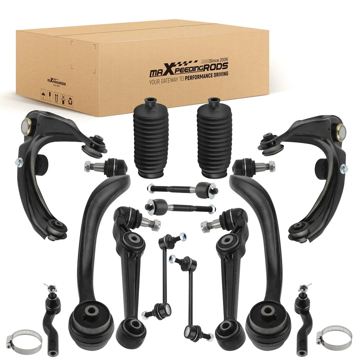 Rearward Control Arms for Ford Fusion 2010-2012 - 14x Upper & Lower