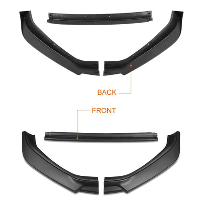 Matte Black Front Bumper Splitter Lip for VW Golf MK7.5 (2018-2021)