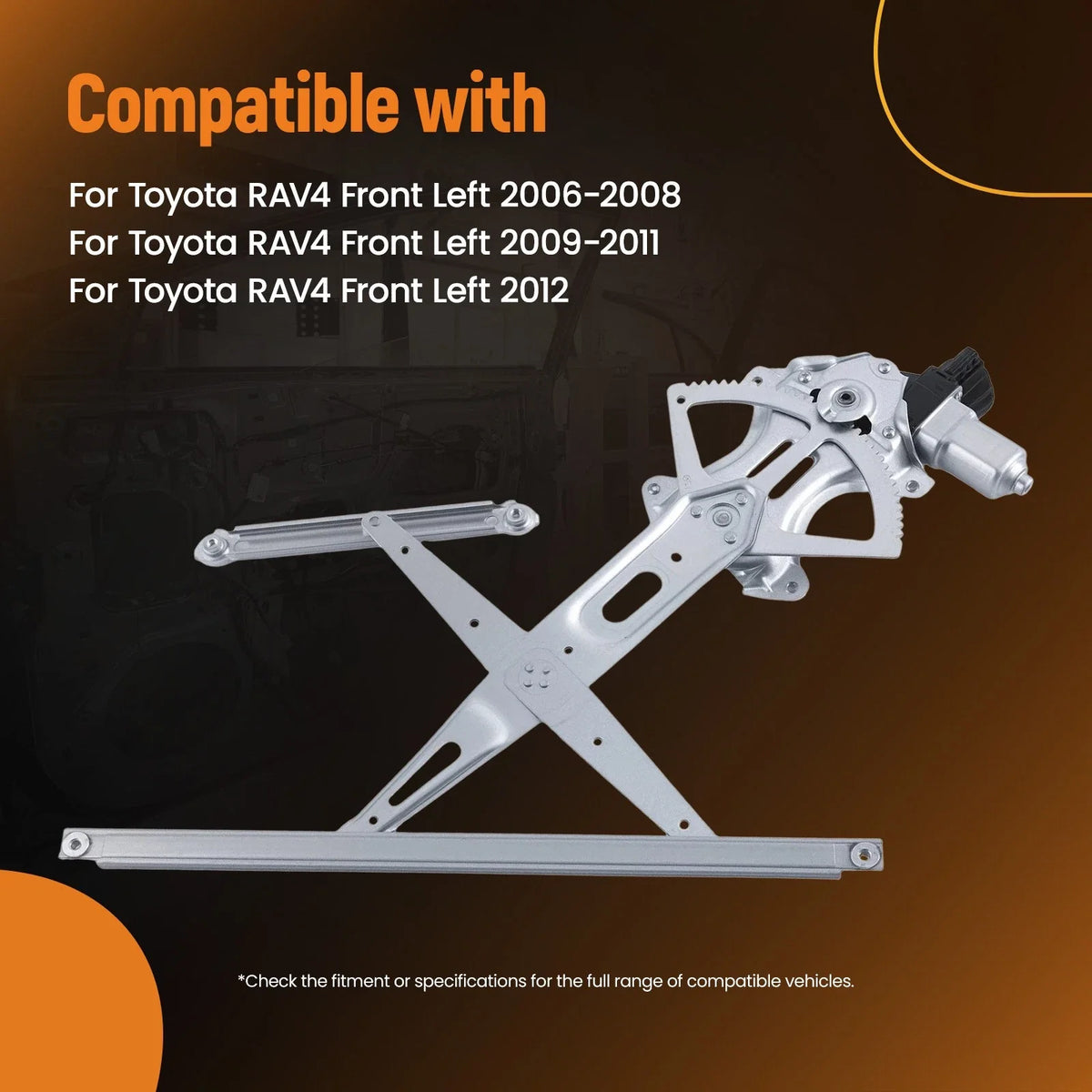 Front Left Window Regulator Electric for Toyota RAV4 2006-2012 748178