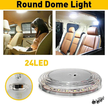 Ceiling Light Fixture (12V) for RV Camper Trailer - LED