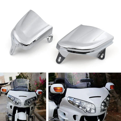 Front Headlight Cover Trims in Chrome for Honda Goldwing GL1800 2006-2014