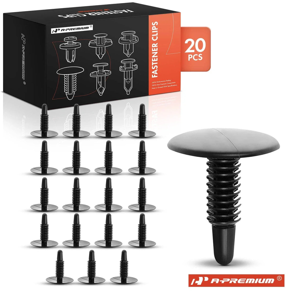20Pcs Nylon Trim Panel Retainer Clips for Ford Crown