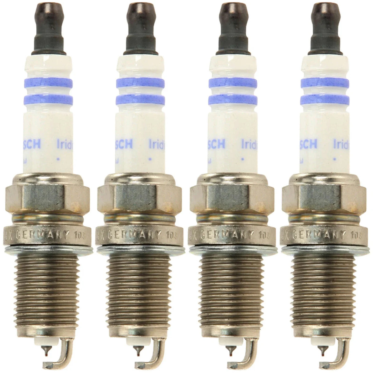 Set of 4 Bosch 9600 OE Fine Wire Double Iridium Spark Plugs for Dodge Plymouth (L4)