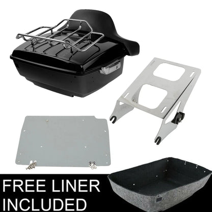 Mount Rack Base Plate for Trunk Backrest Pad - Harley Road Glide 2014-2023