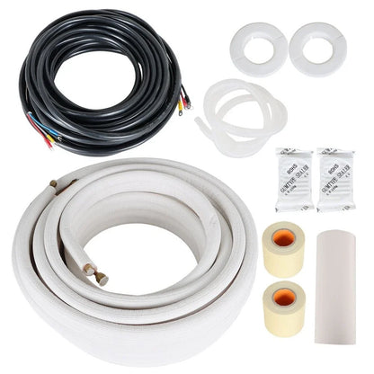 Install Kit for Mini Split Heat Pump Systems (1/4" - 3/8" Dia, 50 Feet)