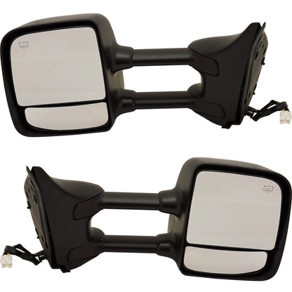 Power Mirror Set for Nissan Titan SE (2004–2005) Heated Chrome Towing