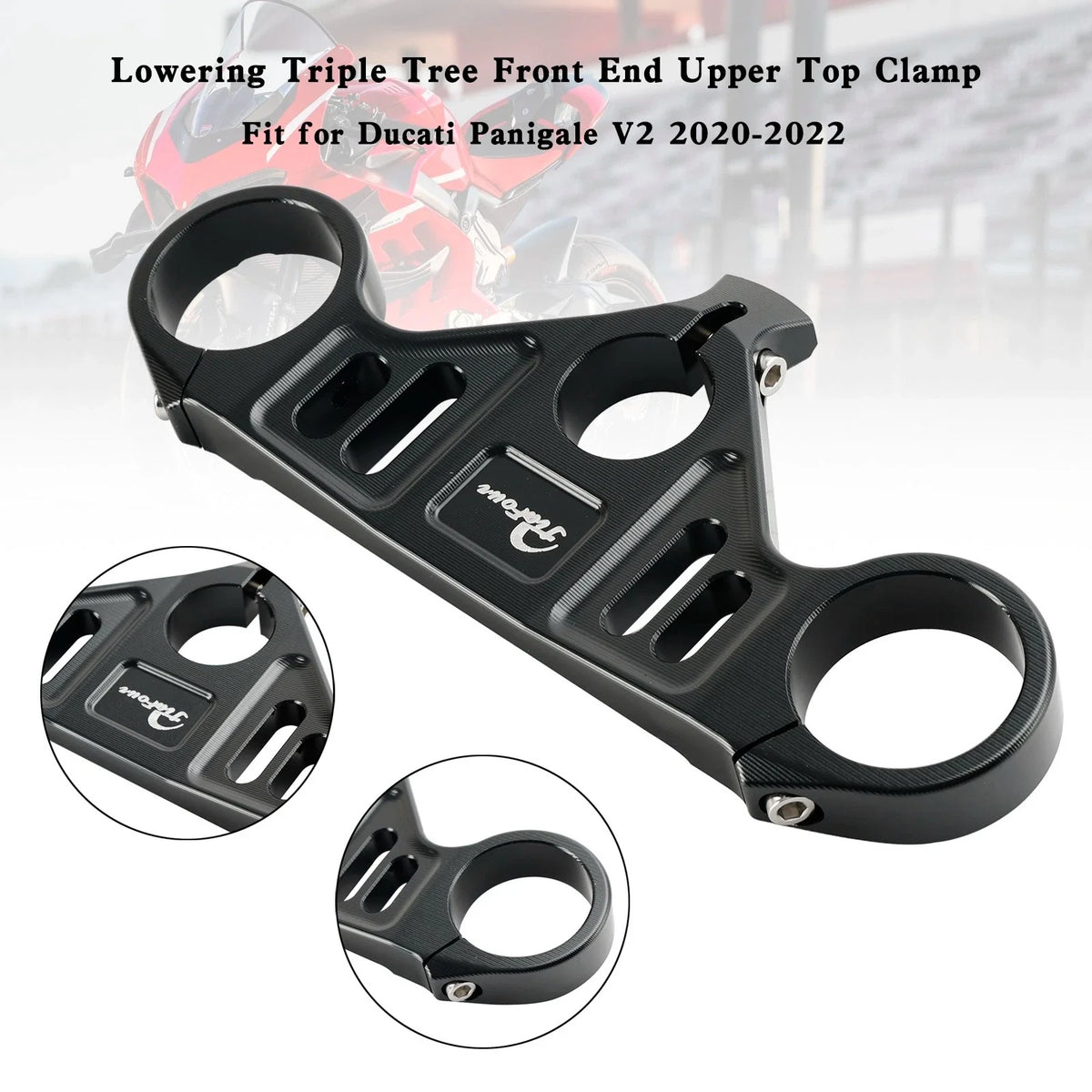 Triple Tree Front Upper Clamp for Ducati Panigale V2 (2018-2022) - Lowering