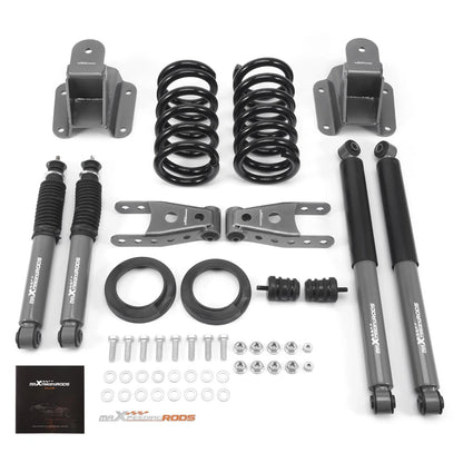 Height Drop Kit for 1994-1999 Dodge Ram 1500 2WD V8, Front 2-3" Rear 4