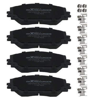 Front Ceramic Brake Pads for Toyota Corolla Matrix RAV4 2006-2018