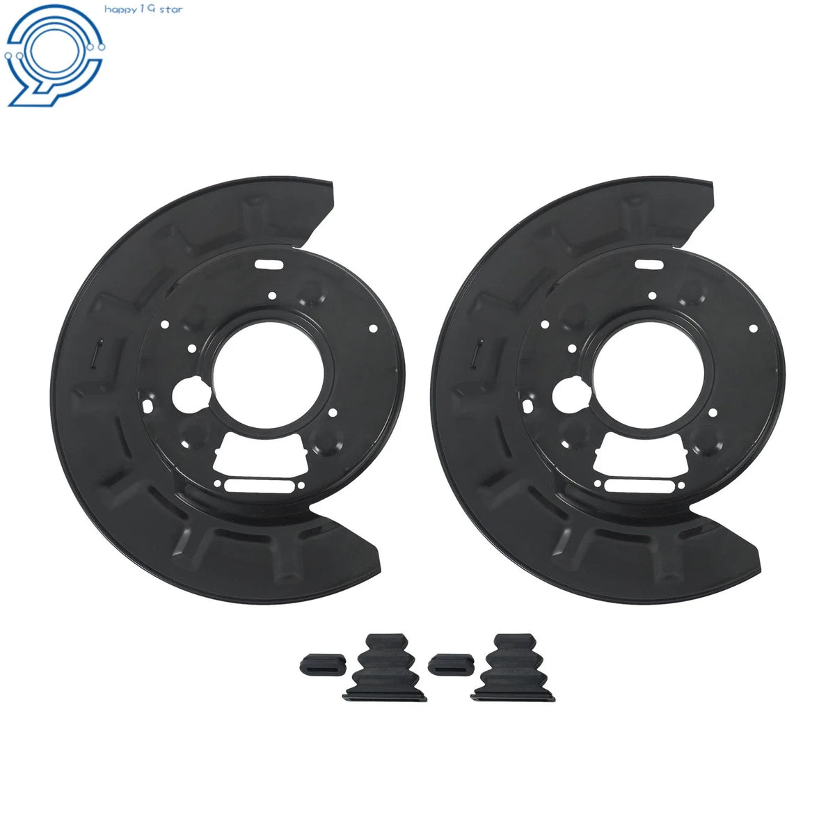2X Rear Side Brake Dust Shield for Chevy Silverado 2500 HD GMC Sierra 3500 HD