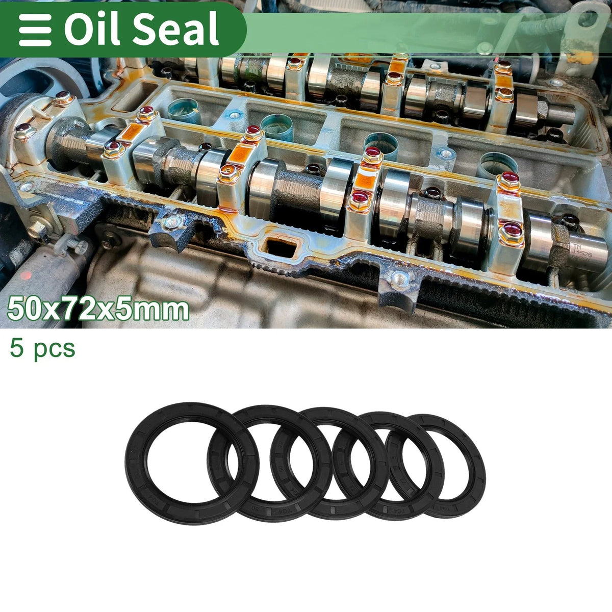 Oil Seal for Rotary Shaft (50x72x5mm)