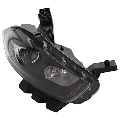Headlight for Dodge Dart (2013–2015) Right Black Housing with Bulb