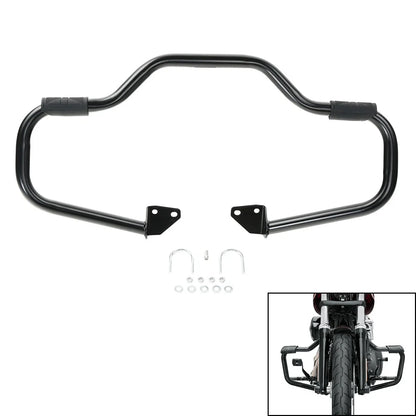 Mustache Engine Guard Highway Crash Bar for Dyna Super Glide 06-17