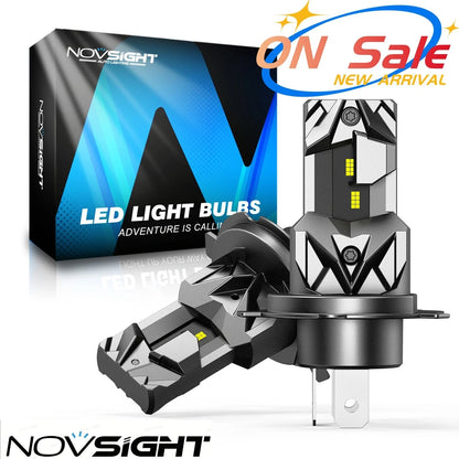 H4 60W LED Headlight Bulbs Kit 16000 Lumens