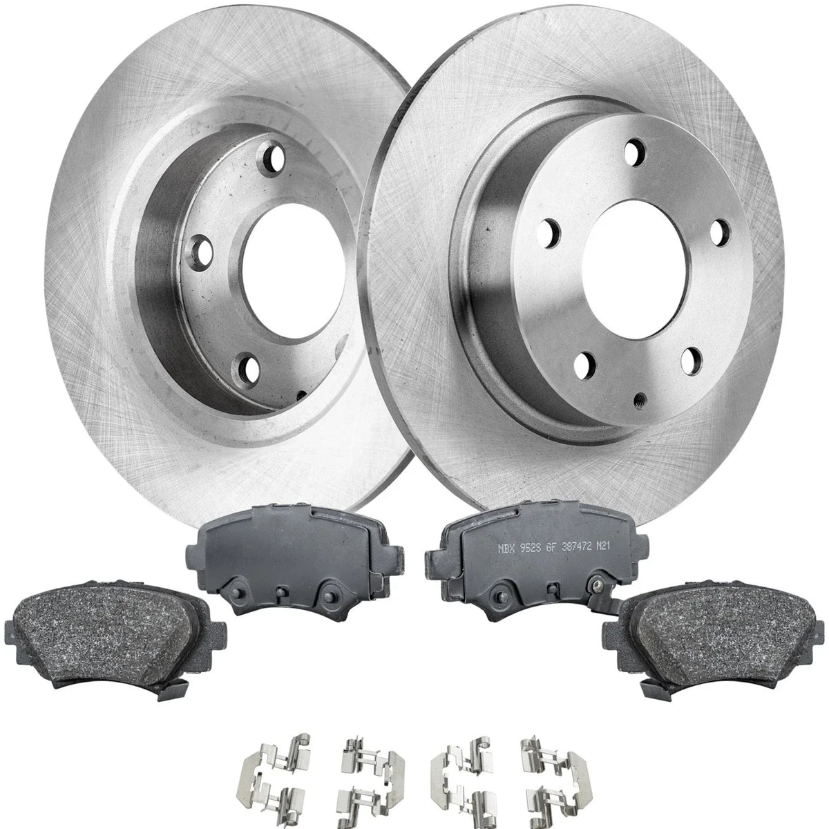 Brake Disc and Pad Kit for Mazda 3 (2014–2016) Rear