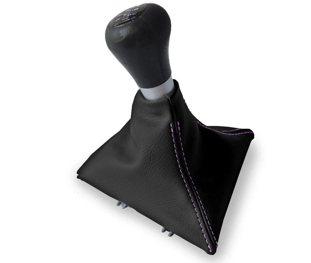 Leather Shift Boot Cover for Toyota Celica (2000–2005) - Purple Stitch