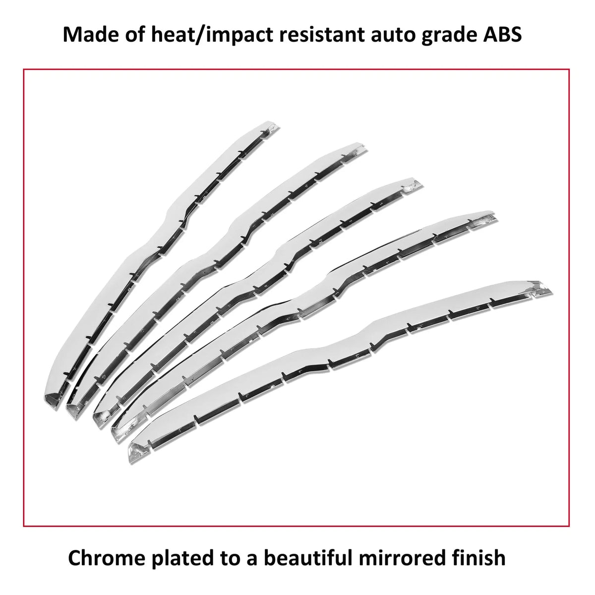 Grille Cover Insert in Chrome for Dodge Ram 1500 (2019–2023)