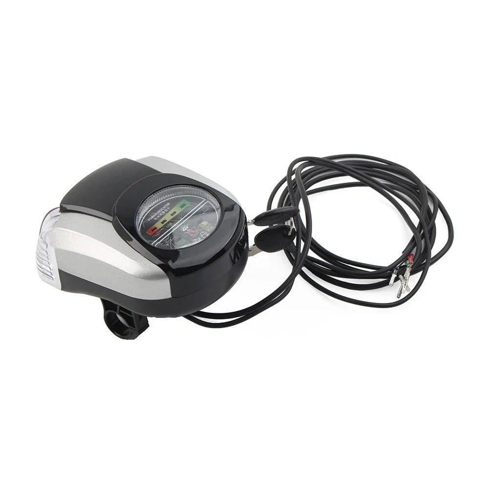 LED Headlight Key Switch Horn for 60V Harley Bike