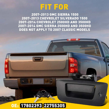 Handle with Bezel & Lock Kit for 2007-2013 GMC Sierra Tailgate