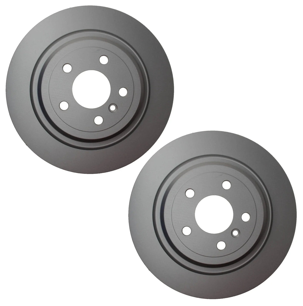 Set of 2 Rear Solid Disc Brake Rotors for Mercedes GLE300d ML250 ML350 (2016–2023)
