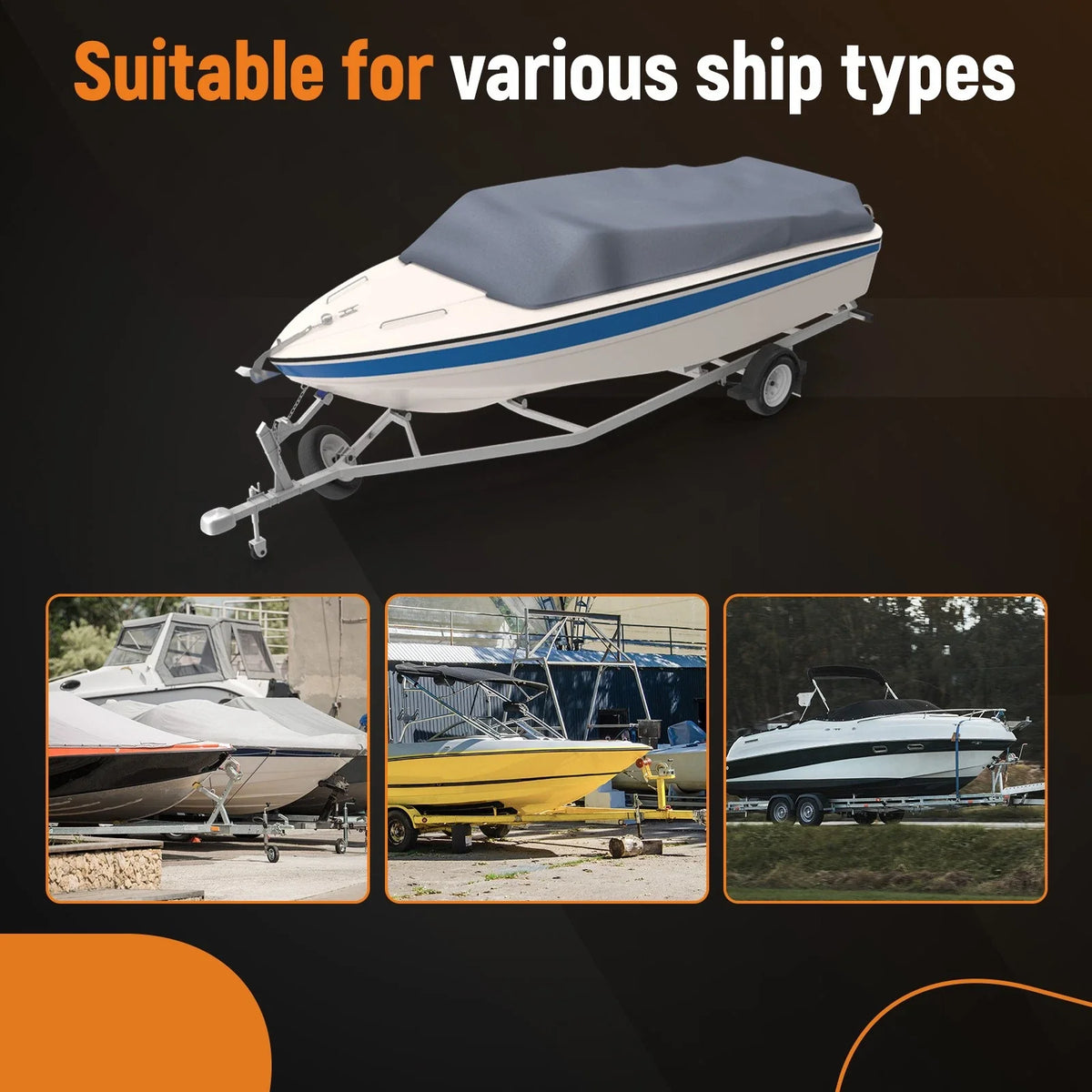 Boat Trailer Winch Stand with Roller - Adjustable & Universal Galvanized