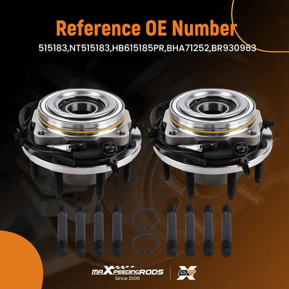 Front Hub Units Pair for Ford Super Duty F-250 F-350 4WD (2017-2022)