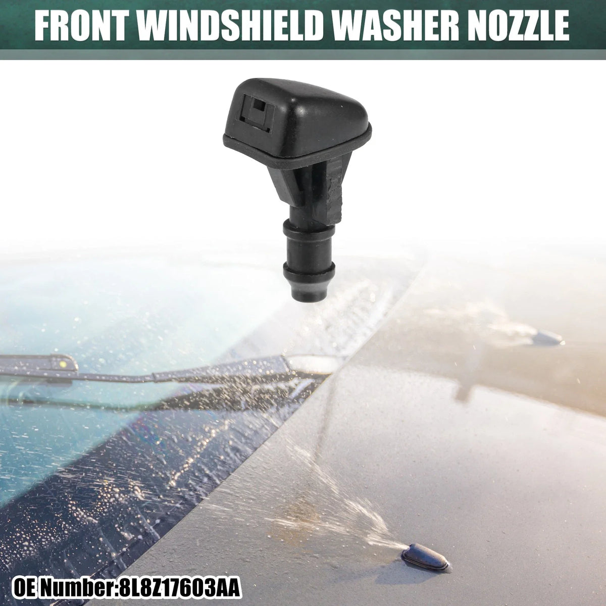 Windshield Wiper Washer Nozzle for Ford Escape (2009–2012) No. 8L8Z17603AA