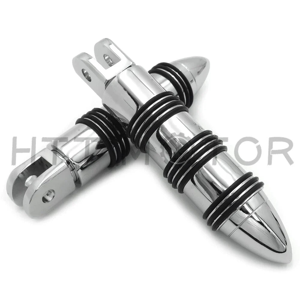 Chrome Stick FootPeg for Harley FXBB FXBR FXBRS FXLR (2018–Present)