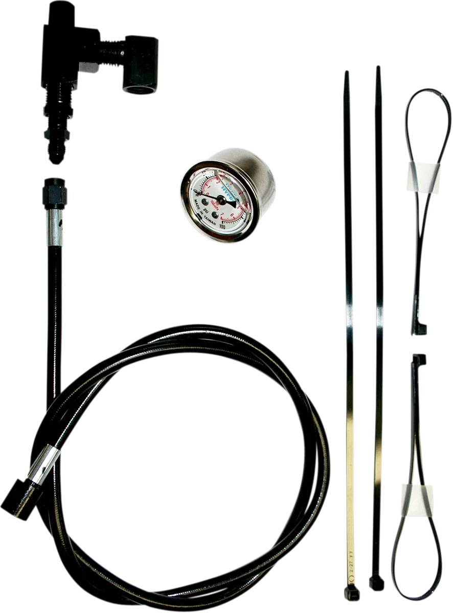 Remote Oil Pressure Gauge/Line Kit for Harley Davidson (HD 9019)