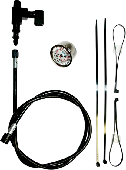 Remote Oil Pressure Gauge/Line Kit for Harley Davidson (HD 9019)