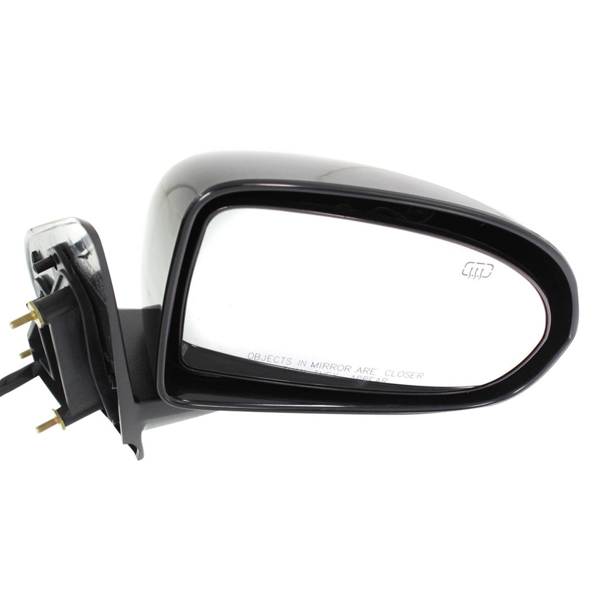 Heated Power Mirror - Right Side for Jeep Compass 2017 to 2023 - Black