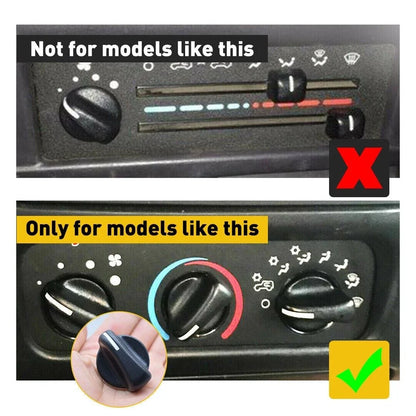 A/C Control Knob Switch for Dodge Ram Van & Jeep Wrangler 1990-2006