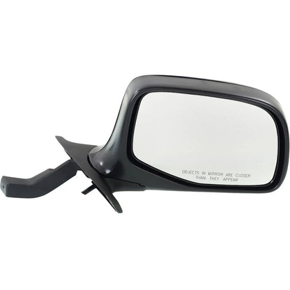 Set of 2 Power Side View Mirrors for F-Series Truck (Chrome & Black)