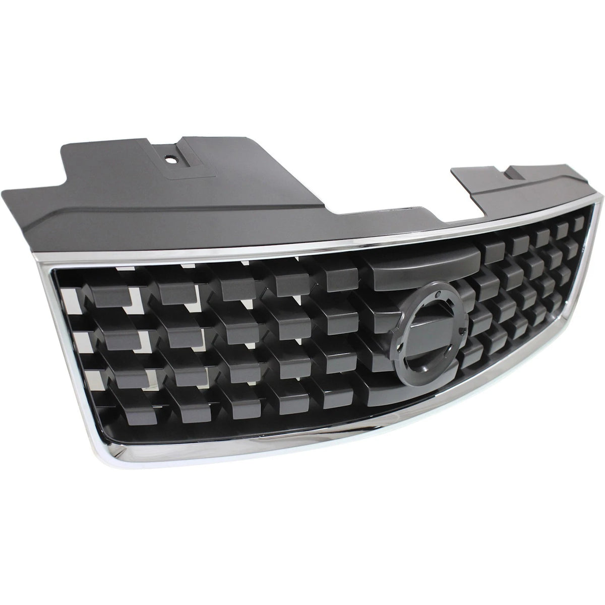 Grille for Nissan Sentra (2008–2009) Chrome Shell w/ Black Insert