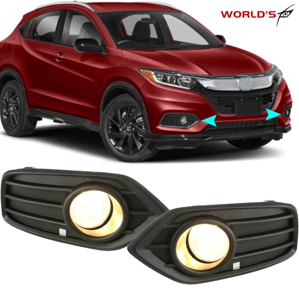 Clear Bumper Fog Lights for Honda HR-V (2019–2022)