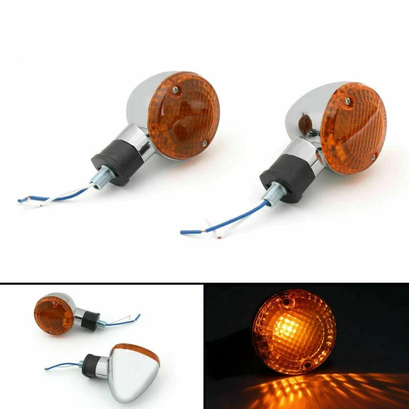 Turn Signal Bullet Lights for Kawasaki Vulcan 800 & Yamaha Road Star