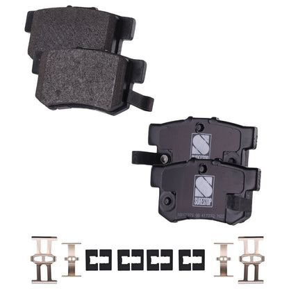 Disc Rotors and Brake Pads Set for Honda Accord (2003-2007)